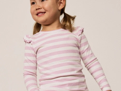 Name It windsome orchid/cloud dancer stribet top